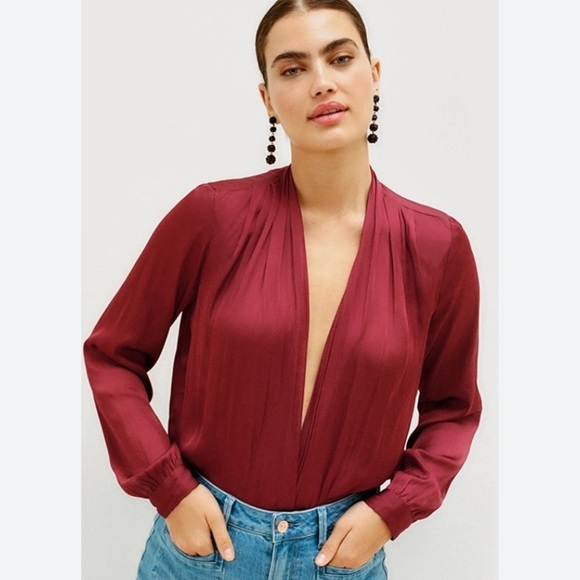 Paige - Sevilla Thong Bodysuit in Fig - Picture 3 of 8